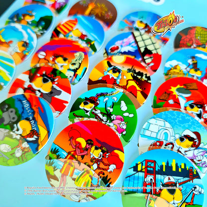 Tazos Chester Cheetah World Series Album Full Set (40/40)