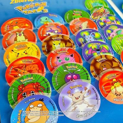 Tazos Pokémon Set 1 Album Full Set Poland Lays Edition (51/51)