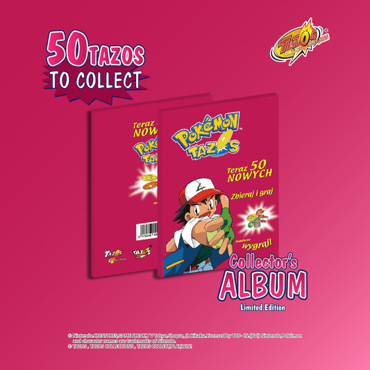 Tazos Pokémon Set 2 Album Full Set Poland Lays Edition (50/50)