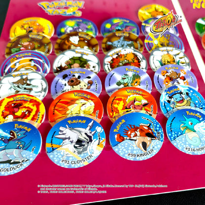 Tazos Pokémon Set 2 Album Full Set Poland Lays Edition (50/50)